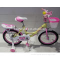 4 wheel training wheel steel bike frame pedal power mini kids bike for girls